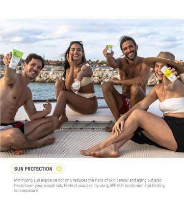 Raw Elements Face All-Natural Mineral Sunscreen Stick Non-Nano Zinc Oxide 95% Organic Water-Resistant 80 Min Reef Safe All Ages Safe SPF 30+ Travel Sunblock 0.5 oz 2PK - Buy Online on GoSupps.com