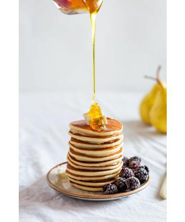 Krusteaz Complete Pancake Mix Buttermilk 32oz by Krusteaz and Pearl Milling Company Original Lite Syrup 24oz Bottle Bundle - Buy Online on GoSupps.com