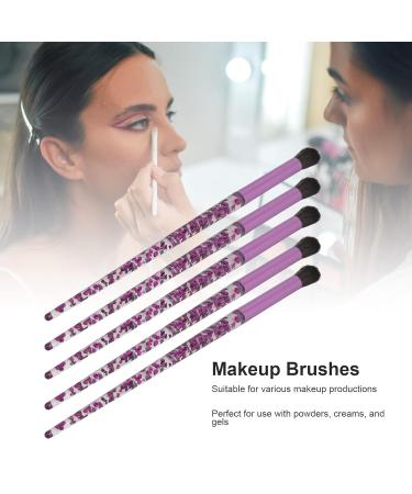 5-Piece Purple Handles Makeup Brushes Set - Eye Shadow & Concealer Beauty Tools for Flawless Makeup - Buy Online on GoSupps.com