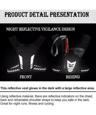 Reflective Running Vest with Phone Holder | Unisex Running Gym & Cycling Gear - Buy Online on GoSupps.com