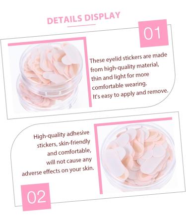 Beavorty Eyelid Sticker Decor 2 Boxes Double Eyelid Sticker Beauty Tools Lace Tape Japanese Stickers Cosmetic Eyelid Tape Instant Natural Eyelid Stickers - Buy Online on GoSupps.com