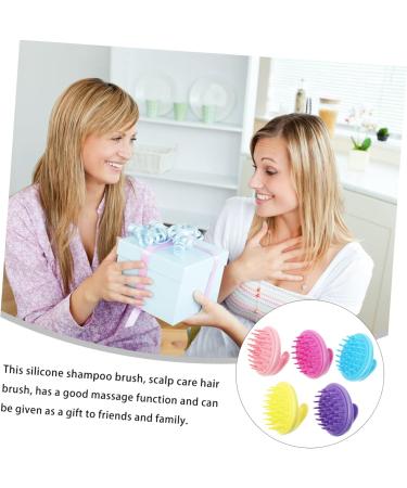Magiclulu 10-Piece Silicone Scalp Brush Set | Shower & Hair Care Scrubber for Ultimate Scalp Massage & Clean - Buy Online on GoSupps.com