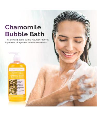 Spa Luxetique Bubble Bath Set with Epsom Salt, Chamomile, Rose & Lavender Scent - Christmas Gift for Men and Women - 3 Pack (49.8 fl oz) - Buy Online on GoSupps.com