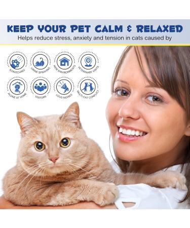 Soothing Cat Calming Diffuser Kit - 2 Pack Refill Pheromone Diffusers for Fear Relief | Enhanced Cat Calming Solution - Buy Online on GoSupps.com