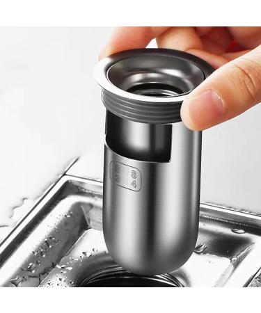 Bathroom Shower Drain Backflow Preventer Stainless Steel Shower Drain Plug Seal Not Odor Bathroom Floor Trapping Silver - Buy Online on GoSupps.com