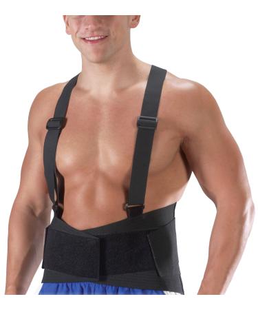 9 Inch Ventilated Industrial Support Black Large