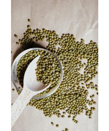 Kamelur Organic Mung Beans - 1kg Germinable Dried Organic Mung Beans Without Additives | International Shipping Available - Buy Online on GoSupps.com
