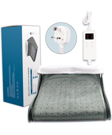 Shop Heated Foot Warmer | Washable Lining Winter Gift for Women - Gray Boot Warmer with US Plug - Buy Online on GoSupps.com