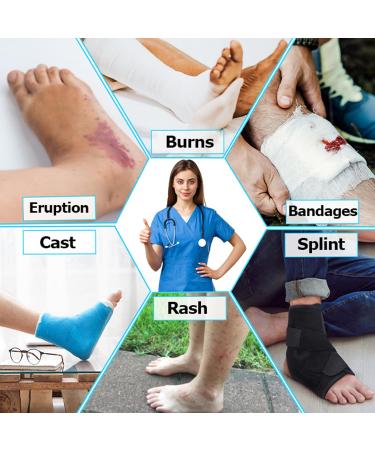 Polaland Waterproof Leg Protector for Plaster - Adult & Children's Shower Bandage Cover - Buy Online on GoSupps.com
