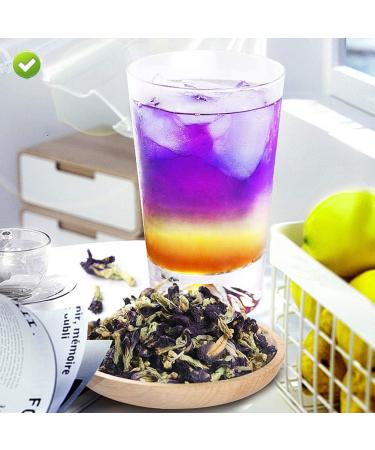 PlantGift Butterfly Pea Flower Tea 40G/1.41Oz Premium Dried Flowers for Drinks and Food Coloring Purple Violet Clitoria Ternatea Vegan Herbal Tea - Buy Online on GoSupps.com