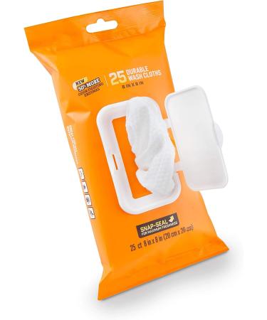 Dead Down Wind Odorless & Unscented Wash Towels (25 Count) - Eliminate Odors Safely - Buy Online on GoSupps.com