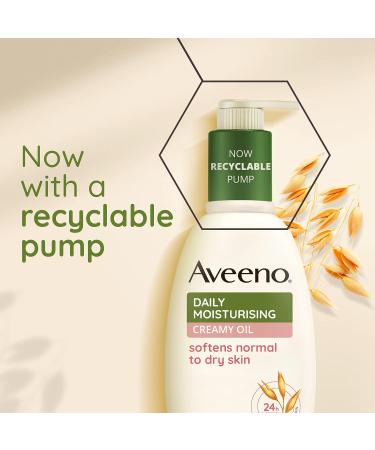 Aveeno Creamy Moist Oil 300ml - Nourishing Body Moisturizer - Buy Online on GoSupps.com