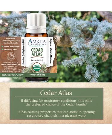 Organic Cedar Atlas Essential Oil 100% Pure Undiluted Cedrus atlantica Therapeutic Grade Premium Quality Aromatherapy Oil Tested & Verified 60ML 2 Fl Oz (Pack of 1) - Buy Online on GoSupps.com