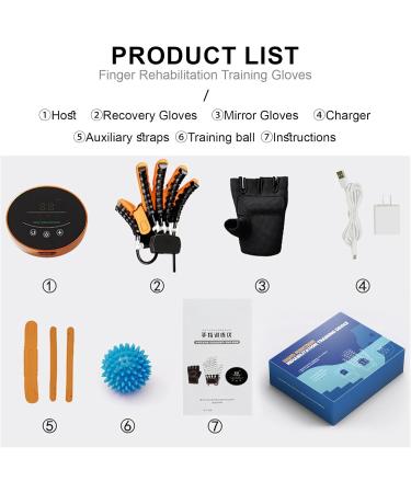 Rehabilitation Robot Gloves for Stroke Hemiplegia Patients Equipment for Hand Pain Relief Therapy Hand Exerciser Aids Robotic Glove(Size:Right Hand S Color:Orange) Right Hand S Orange - Buy Online on GoSupps.com