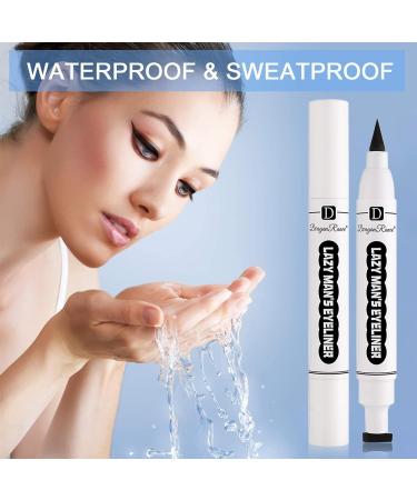Colorful Dual-Ended Liquid Eyeliner Stamp Tool - Waterproof, Long Lasting & Smudge Proof Eye Makeup - 1 Count - Buy Online on GoSupps.com