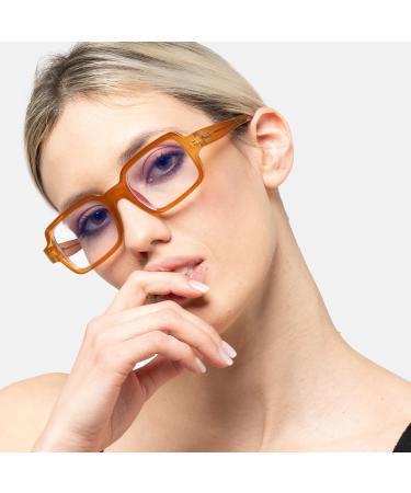 HERLING Blue Light Glasses - Dashiell BlueBlock Acetate in Blue & Honey | Protect Your Eyes with Stylish Eyewear - International Shipping Available - Buy Online on GoSupps.com
