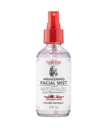 THAYERS Awakening Coconut Rose Facial Mist  4 Ounce Coconut rose 4 Ounce (Pack of 1)