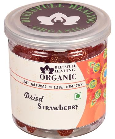 Blessfull Healing Organic Dried Strawberry 300 Gram Airtight Container (Packing May Vary) - Buy Online on GoSupps.com