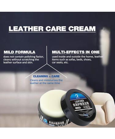 Leather Care Cream Leather Protection Cream | Conditioning Protection Cream 150g Furniture Leather Care Dirt Removing and Cleaning Cream for Polishing Leather Fulenyi - Buy Online on GoSupps.com
