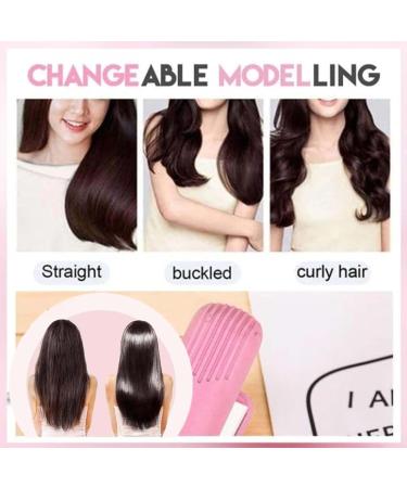 Buy Curl Chic Mini Ceramic Curling Iron - 2-in-1 Mini Curling Wand & Flat Iron in Yellow - Perfect for Travel | Fast International Shipping - Buy Online on GoSupps.com
