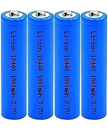 Long Lasting 10440 Ion Top Batteries 3.7V 1000 Ion Replacement Cells for Electric Shaving 4pcs