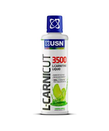 USN Supplements L-Carnicut 3500, Green Apple, 15.22 Fluid Ounce Green Apple 15.22 Fluid Ounce