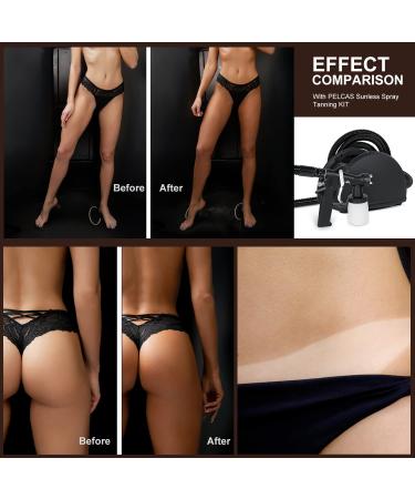 PELCAS Professional Sunless Black Tanning Gun | Mobile HVLP Spray Tan Machine Kit | Upgraded Airbrush Tan System - Buy Online on GoSupps.com