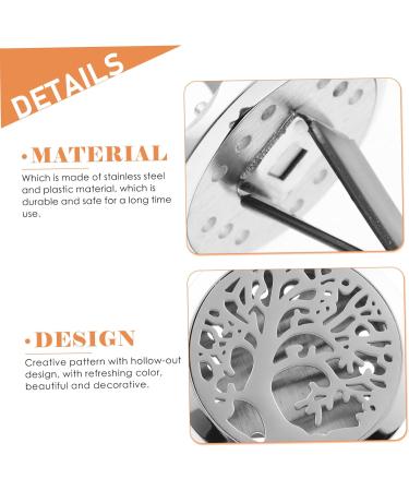 Portable Perfume Clip Diffuser - Car Vent Aroma Mist Diffuser | Essential Oil Stainless Steel Decor for Vehicles - Buy Online on GoSupps.com