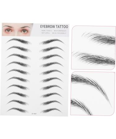 Ipetboom 6 Pcs 3d Eyebrow Stickers Cosmetology Kit Eye Brow Shaping Kit Artificial Eyebrow Women's Model Head ze001x3pcs Blackx3pcs - Buy Online on GoSupps.com