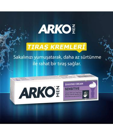 Arko 100g Shaving Cream Extra Sensitive - Buy Online on GoSupps.com