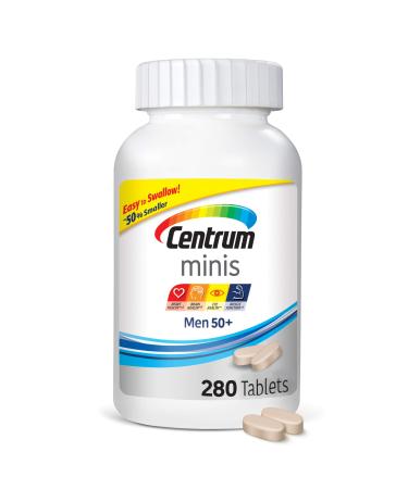 Centrum Minis Men 50+ Multivitamin Multimineral Supplement - 280 Tablets