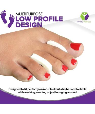 Premium Foam Toe Separators - 1/4 Inch Toe Spacers for Corn, Blister, and Hammer Toe Relief - 50 Pack - Buy Online on GoSupps.com
