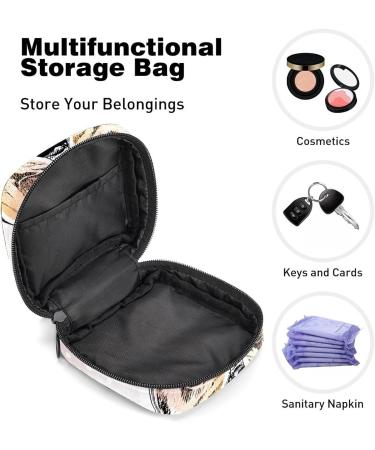 French Bulldog Sanitary Napkin Storage Bag - Portable Period Pouch for Women and Teens - Multi-Colored - 1pc - Buy Online on GoSupps.com