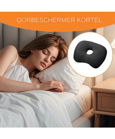  Mppchhn Ear Piercing PillowEar Piercing Pillow For Side Sleepers Skinfriendly solution for travel hospital bed - Buy Online on GoSupps.com