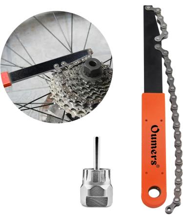 Oumers Bike Chain Tools Kit - Cassette Removal Tool, Chain Whip, Sprocket Remover, Rotor Lockring Removal Tool - Guide Pin Included - Buy Online on GoSupps.com