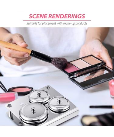 3 Piece Stainless Steel Acrylic Liquid & Nail Powder Container Set - Buy Online on GoSupps.com