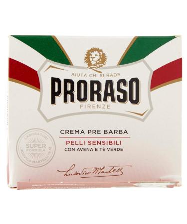 Proraso Pre Shave Cream White - 100ml | Soothing & Hydrating Shaving Preparation | International Shipping Available - Buy Online on GoSupps.com