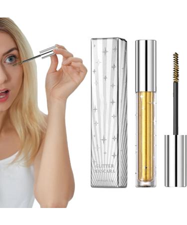 Mascara paillet pour femme mascara scintillant Mascara allongeant les cils sans taches - Maquillage pour les yeux scintillant longue dur e s chage rapide et pigment pour le maquillage de f te 2# - Buy Online on GoSupps.com