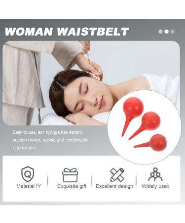 Baluue Cleaning Tools 3pcs Ear Syringe Hand Bulb Syringe Ear Washing Squeeze Bulb Rubber Squeeze Bulb Ear Syringe Laboratory Tool Hand Tools - Buy Online on GoSupps.com