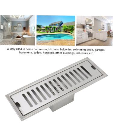 Efficient Rectangular Linear Shower Drain - Fast Water Flow & Odor Prevention for Optimal Bathroom Drainage - Buy Online on GoSupps.com