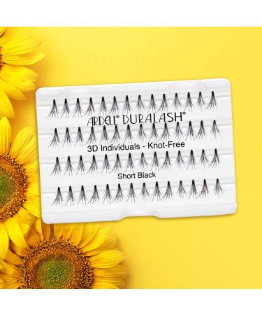 Ardell 3D Short Black False Lashes x4 Packs - Natural Looking Individuals - Buy Online on GoSupps.com