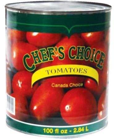 Chef's Choice Crushed Tomatoes 100 oz (2.84 L) Pack of 6 Canned Tomatoes Organic Crushed Tomatoes No Sugar Added