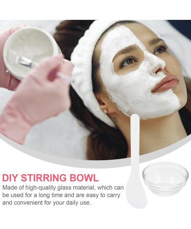 Beaupretty 5 Sets Facial Masks Mixing Bowls with Stick Spatula - 10 pcs DIY Glass Bowls for SPA, Cosmetic Beauty Tool - Buy Online on GoSupps.com