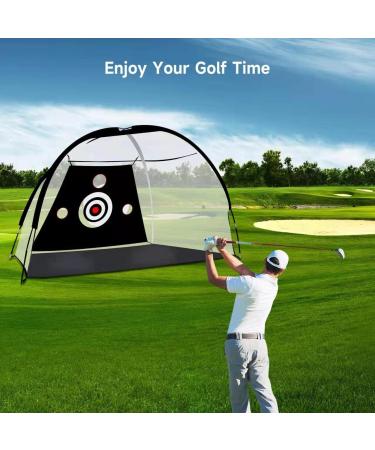 Retouhqp Golf Net with Target for Backyard Driving - Foldable Practice Set with Mat, Balls, Tees, Carry Bag - Indoor/Outdoor Golf Training Aid - Buy Online on GoSupps.com