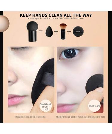 Mushroom Head Air Cushion CC Cream - Ivory White Foundation BB Cream & Moisturizing Concealer for Flawless Skin - International Shipping Available - Buy Online on GoSupps.com