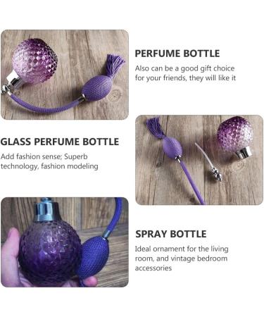 HEALLILY 100ml Perfume Fragrance Atomizer Vintage Crystal Refillable Perfume Atomizer Fine Mist Empty Perfume Bottle with Long Tassel - Buy Online on GoSupps.com