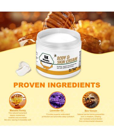 Max Strength Natural Organic Manuka Honey Cream Ointment | Soothing Relief for Eczema Psoriasis Itching & Dry Skin - International Shipping Available - Buy Online on GoSupps.com