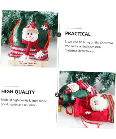 Abaodam 1 pc Present Fabric Decorative Christmas Knitted Bag Pendant Apple Retro Tree Felt Storage 1 count (Pack of 1) Green - Buy Online on GoSupps.com