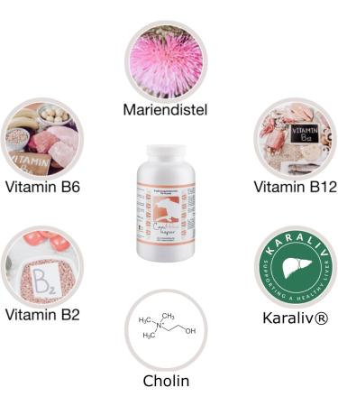Canimove Hepar - 200 Tablets for Liver Protection | Innovative Veterinary Formula with Karaliv Cholin & Silymarin | XL Range for Up to 200 Days - Buy Online on GoSupps.com