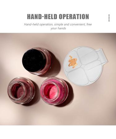 Housoutil Palette de M lange de Maquillage en Acrylique 2 Pi ces Ronde 4 Compartiments Portable pour Maquillage Professionnel et Usage Quotidien - Buy Online on GoSupps.com